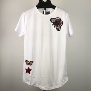 Streetwear Urban Stylish Men Tshirt white Fancy